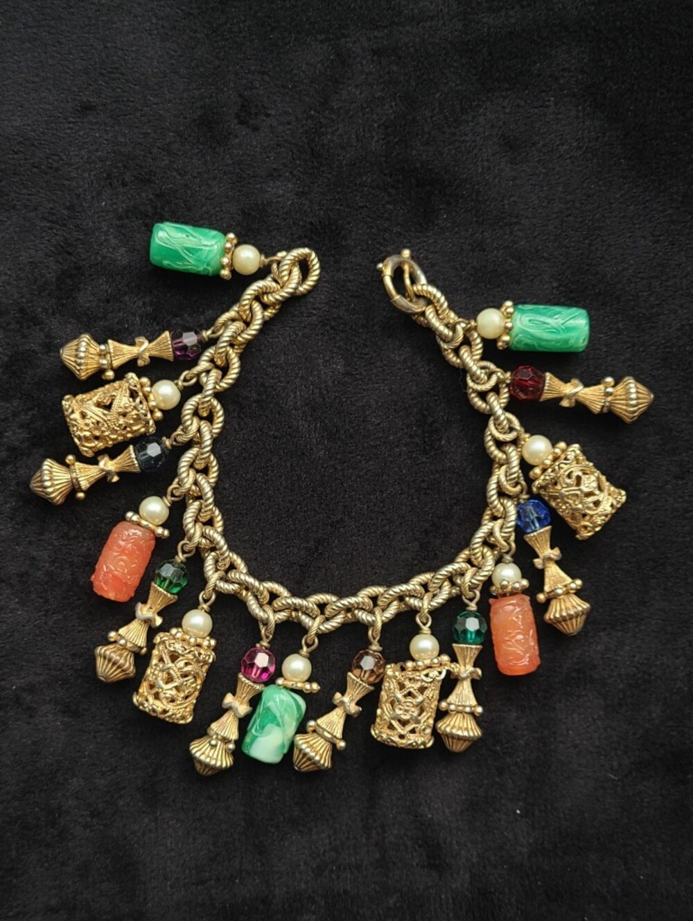Vintage Napier Charm Bracelet